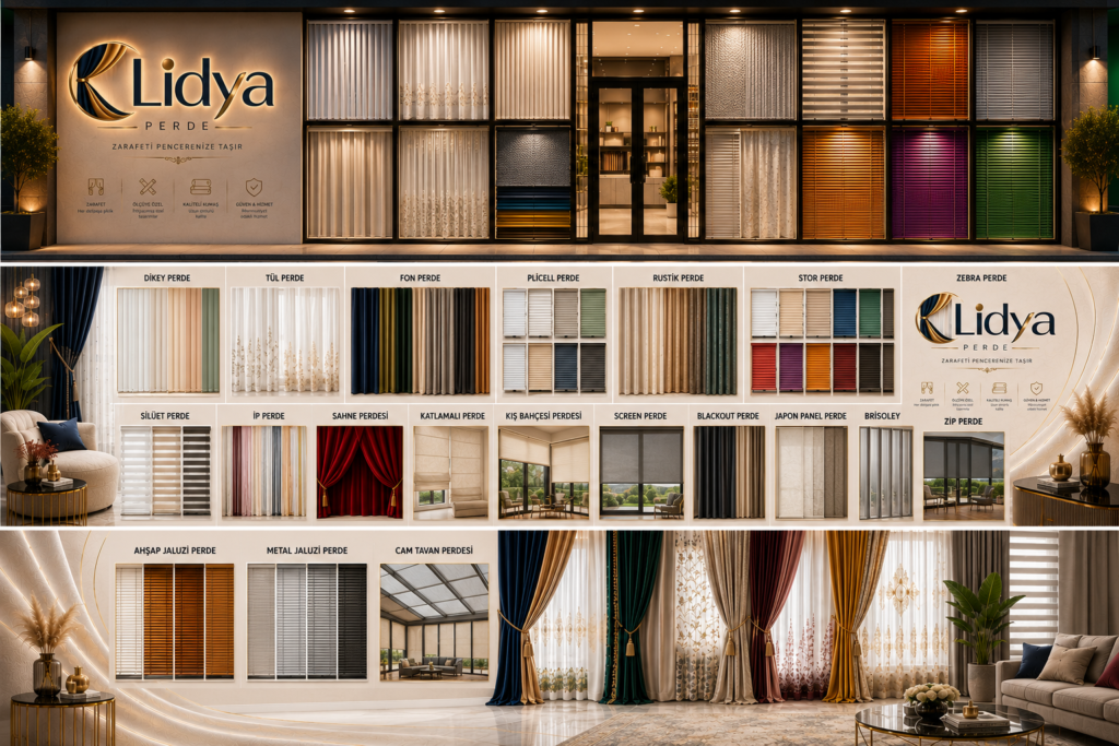 Lidya Perde - Ahşap Jaluzi