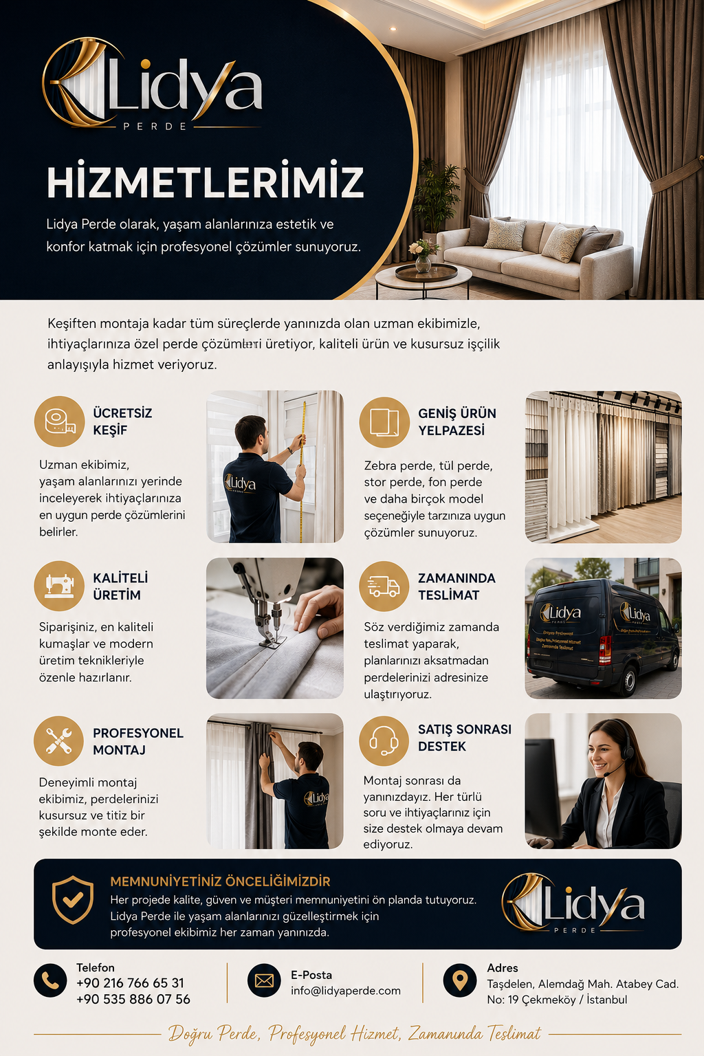sancaktepe veysel karani konutları perde fiyatları