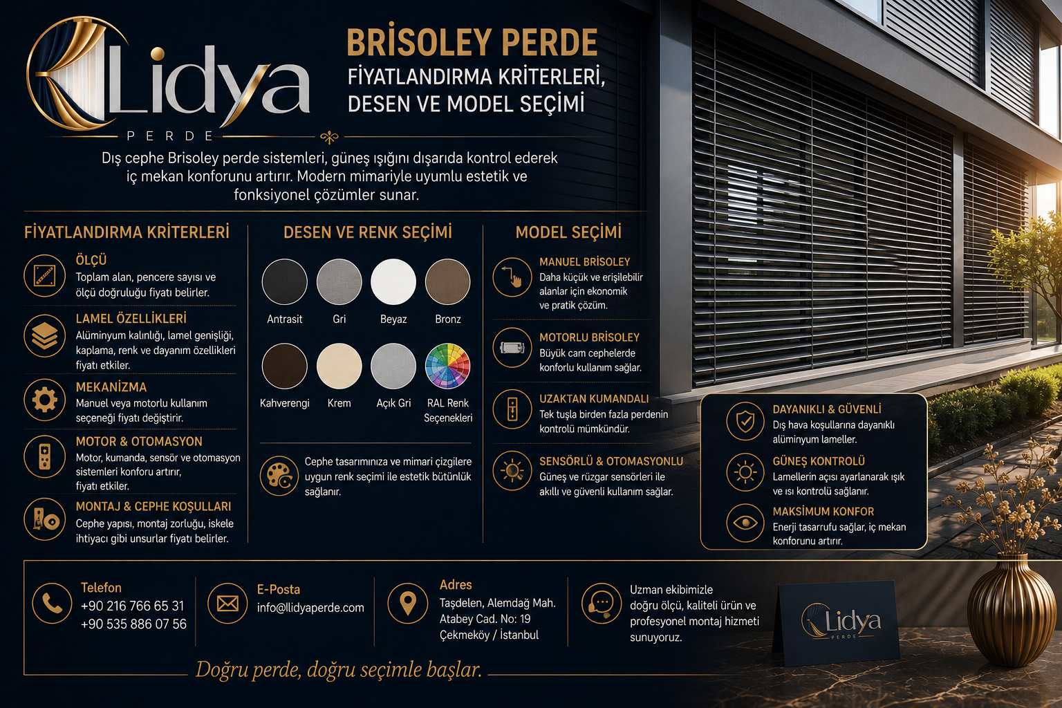 Screen Perde Fiyatları - Lidya Perde screen perde fiyatları